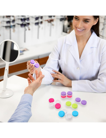 Estuche para Lentes de Contacto Nicunom - 80 Piezas Coloridas