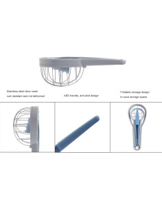 Cortador 3 en 1 FAMMOM de Aguacate y Kiwi Acero Inoxidable 2