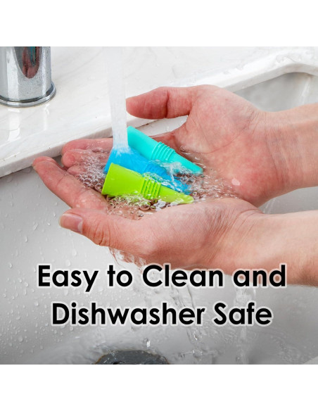 9 Tapones de Vino Silicona Multicolor BULUMIOO con Acero Inoxidable