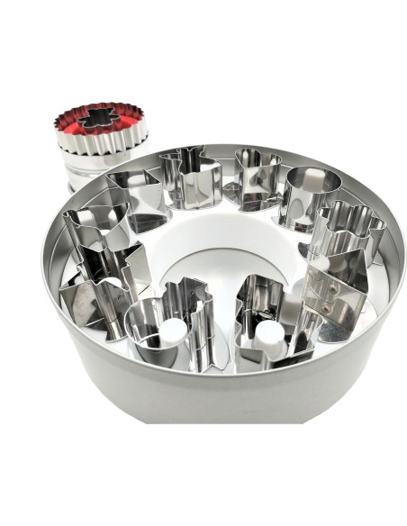 Juego de Cortadores de Galletas Linzer JOKUMO 11 Piezas Acero Inoxidable