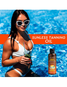 Aceite Bronceador ORLASKIN 120g Hidratante Vegano con Coco 2