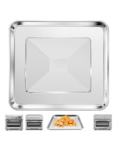 Cesta de Acero Inoxidable para Freidora de Aire Cuisinart 30.99x27.94 cm