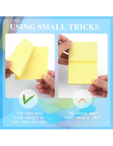 Notas Adhesivas Early Buy 7.6x7.6 cm 6 Colores Pastel 100 Hojas