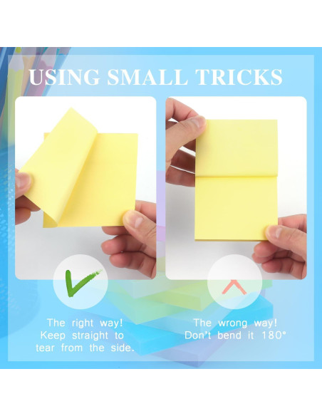 Notas Adhesivas Early Buy 7.6x7.6 cm 6 Colores Pastel 100 Hojas