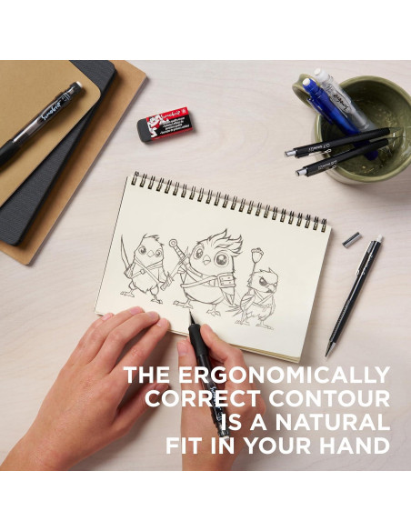 Lápiz mecánico SumoGrip SAKURA 0.7 mm ergonómico - Paquete de 3 Lápiz mecánico SumoGrip SAKURA 0.7 mm ergonómico - Paquete de 3