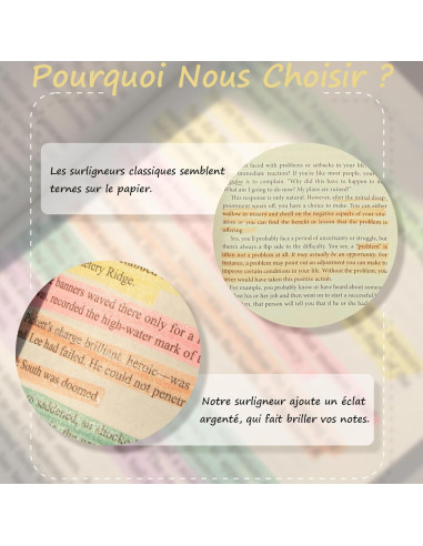 8 Resaltadores Brillantes Mini BONACE Punta Cincel Secado Rápido