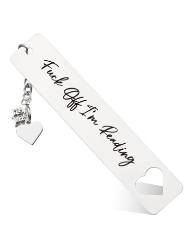 Marcador Divertido THRXOBN de Acero Inoxidable para Libros