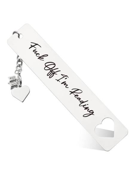 Marcador Divertido THRXOBN de Acero Inoxidable para Libros