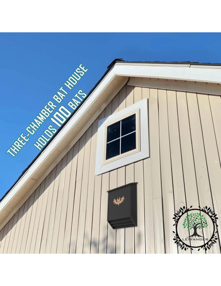 Casa para Murciélagos de Madera de Cedro LETYANGER 3 Cámaras