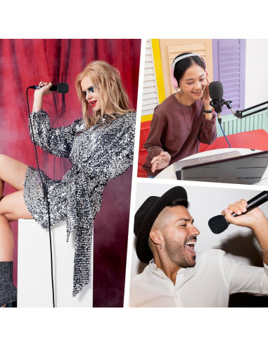 Funda de Espuma Negra para Micrófono - 9 Piezas - Filtra Ruido