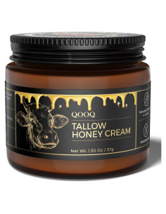 Grasa de Res 100% Pasto QOOQ con Miel y Aceite de Rosa 132g