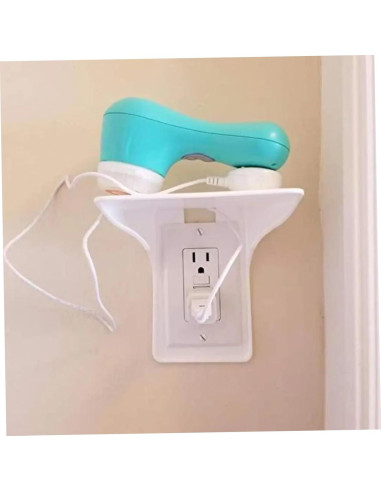 Estante de Enchufe de Pared SHITOOMFE 2 Pcs 17x13.5x14.5 cm