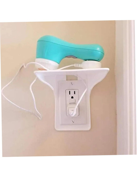 Estante de Enchufe de Pared SHITOOMFE 2 Pcs 17x13.5x14.5 cm