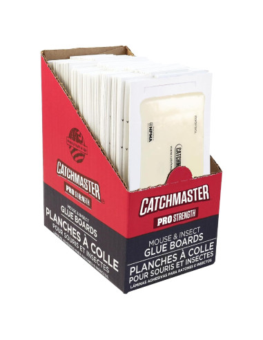 Trampas de Pegamento Catchmaster para Ratones e Insectos - 75 Unidades