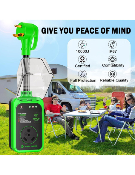 Protector de Sobretensión RV TRONIC MASTER 30A 10000J Joules