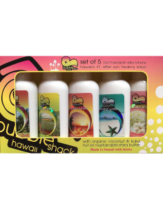 Conjunto de Lociones Orgánicas Bubble Shack 5 Fragancias 59ml 2