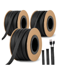 Manguera Trenzada de Alambre PET 300 pies 1/4, 1/2, 3/8 Veerlogix