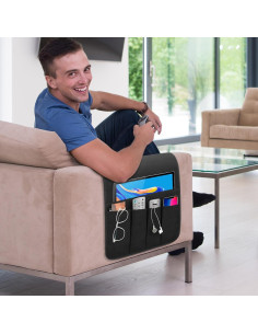 Organizador Antideslizante para Sofá WETRBWEH Negro 88.9x31.5 cm 2