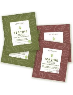 Mascarillas de Tela Earth To Skin Matcha Tea Time - 4 Unidades 2