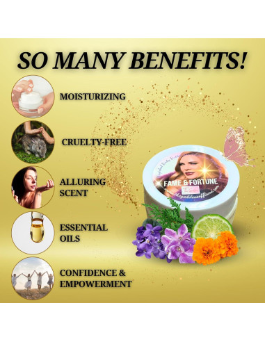 Manteca Corporal Fama y Fortuna - Hidratante Vegano 28g