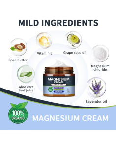 Crema de Magnesio para Dormir Loción Calmante 113g 2