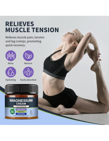 Crema de Magnesio para Dormir Loción Calmante 113g