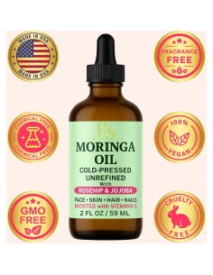 Suero Facial Hidratante Pomberries con Moringa y Rosa Mosqueta 140g 2