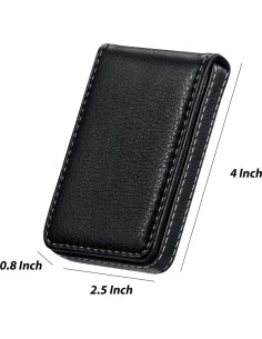 Soporte para Tarjetas de Negocios Outus 2 Piezas Cuero PU 2