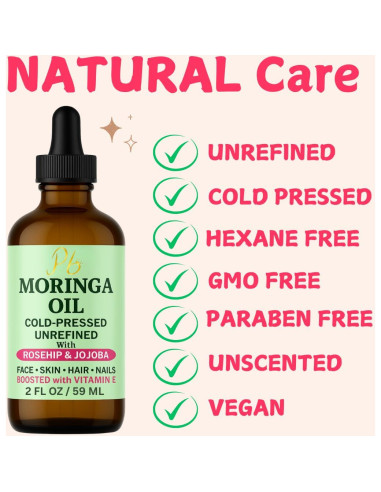 Suero Facial Hidratante Pomberries con Moringa y Rosa Mosqueta 140g