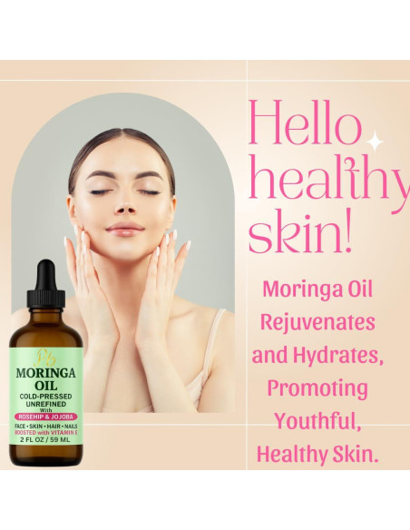 Suero Facial Hidratante Pomberries con Moringa y Rosa Mosqueta 140g