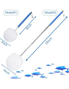 Paquete de 2 Redes de Acero Inoxidable Harazame 3 y 4" 2