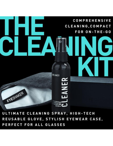 Juego de Limpieza de Pantallas Eyeworks - Spray y Paño Microfibra