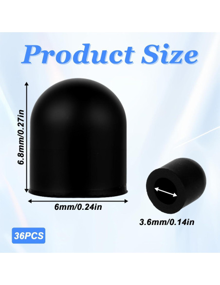 36 Puntas de Reemplazo para Lápiz Stylus Trinkrittey 6mm