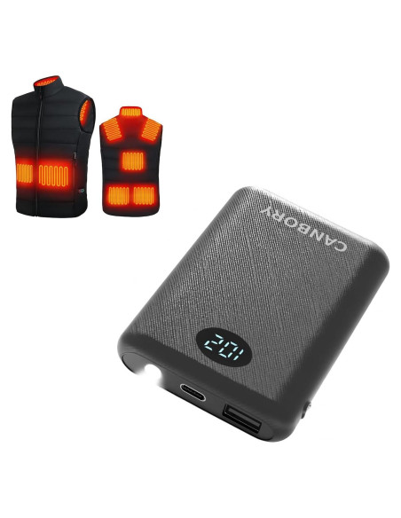 Batería de 10000mAh 5V para Ropa Calefactable - RTAX-013S