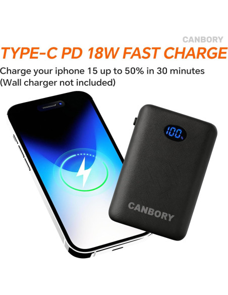 Batería de 10000mAh 5V para Ropa Calefactable - RTAX-013S