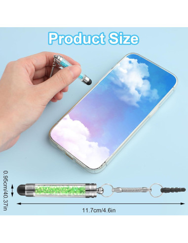 10 Lápices Stylus JIEYAO para Pantallas Táctiles - Colores Variados