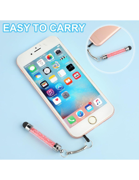 10 Lápices Stylus JIEYAO para Pantallas Táctiles - Colores Variados