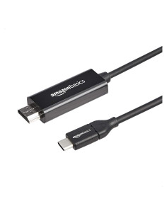 Adaptador USB-C a HDMI Amazon Basics 0.91m 4K 30Hz Negro