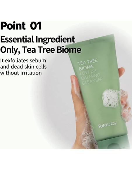 Limpiador Facial Calmante Bajo pH FARMSTAY - 172g