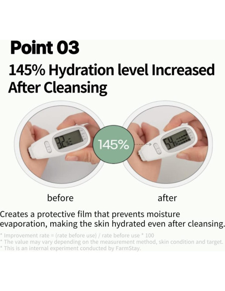 Limpiador Facial Calmante Bajo pH FARMSTAY - 172g