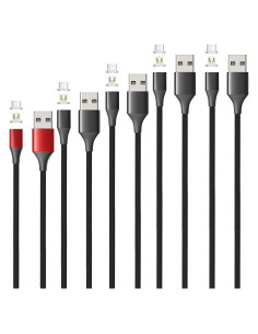 Cable de Carga Magnético N. NETDOT Gen 10 - 5 Piezas, 1m a 6.6m