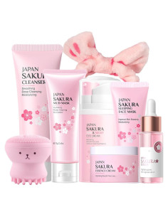 Kit de Cuidado de Piel Sakura Evolvique - 8 Piezas para Adolescentes