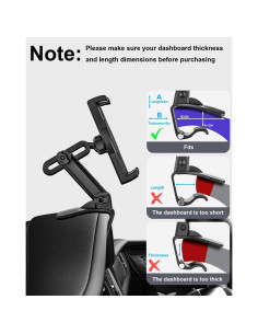 Soporte para Teléfono de Coche Woleyi con Brazo Ajustable 2