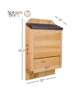 Casa para Murciélagos Nature's Way CWH6 Triple Cámara 30.5x50.8cm 2