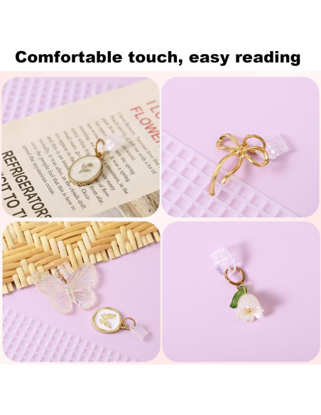 8 Tapones de Polvo Coloridos Lyreh para USB-C y Kindle