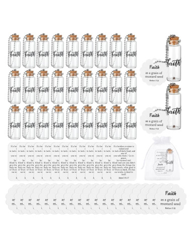 Conjunto de Regalo Semilla de Mostaza Chuangdi - 30 Botellas de Vidrio