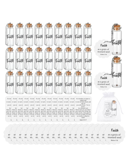 Conjunto de Regalo Semilla de Mostaza Chuangdi - 30 Botellas de Vidrio