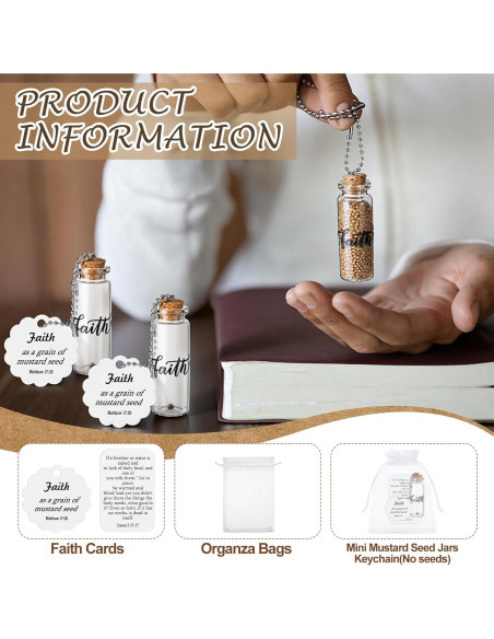 Conjunto de Regalo Semilla de Mostaza Chuangdi - 30 Botellas de Vidrio