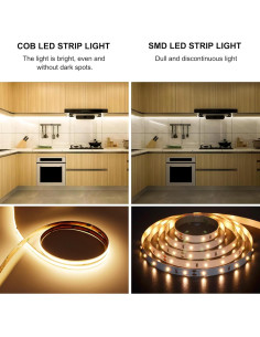 Tira LED COB 2700K 3m AXMOTUT Regulable con Control App 2