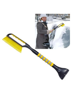 Raspador de Hielo y Cepillo de Nieve LHDOS 67.1 cm Amarillo